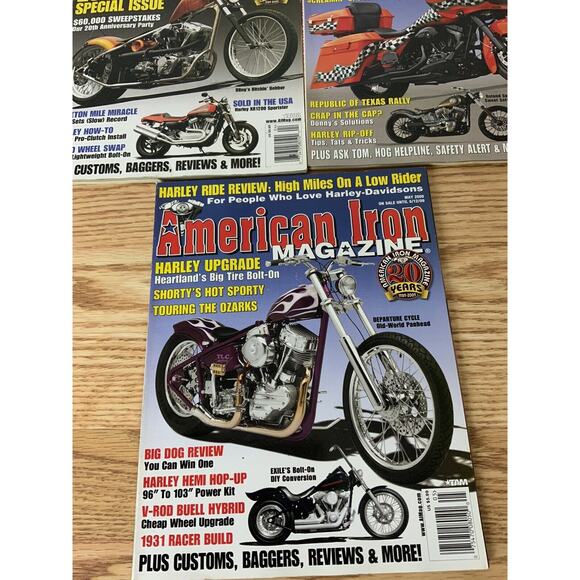 Lot Of 5 American Iron Magazine 2009 Past Issues - Picture 2 of 4